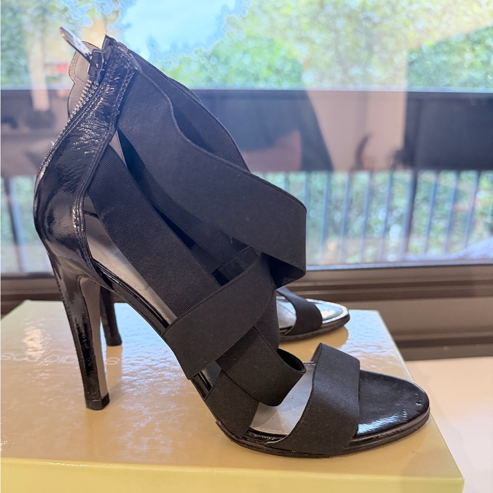 Sergio Rossi classic strap sandals 36.5 like new with box